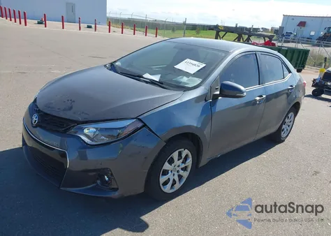 2015 Toyota Corolla S z USA, uszkodzony, nr VIN 5YFBURHE5FP250012